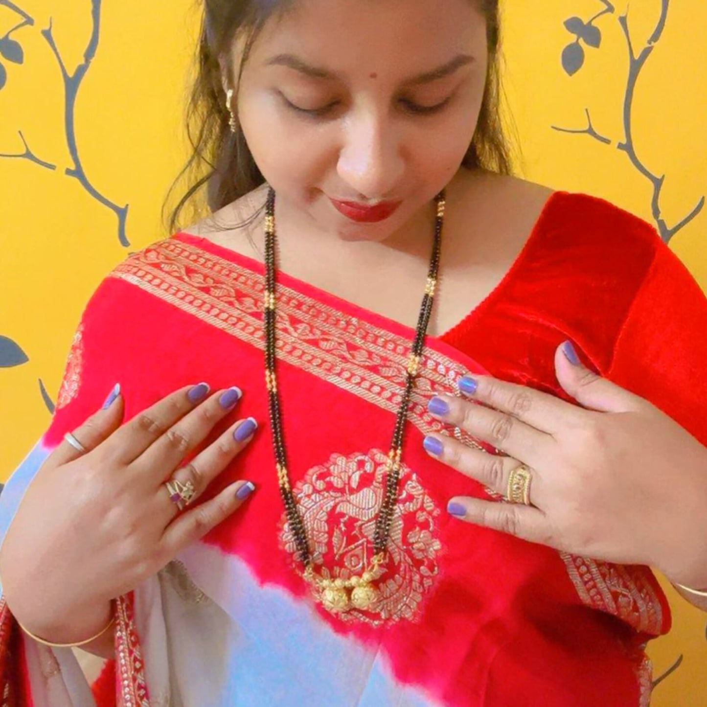 Vibha Vati Mangalsutra Maharshtrian Style