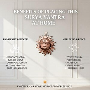 Surya Pratima | Copper Vastu Sun Wall Hanging